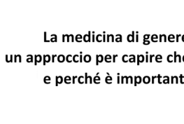 la medicina di genere